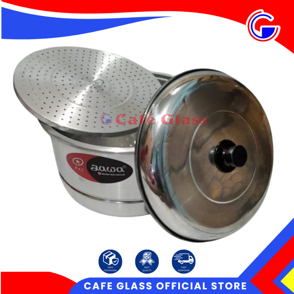 BEST DEALS Dandang Kukus Aluminium Maspion Jawa 20-40cm - Panci Saringan Rebus Langseng Kecil Medium