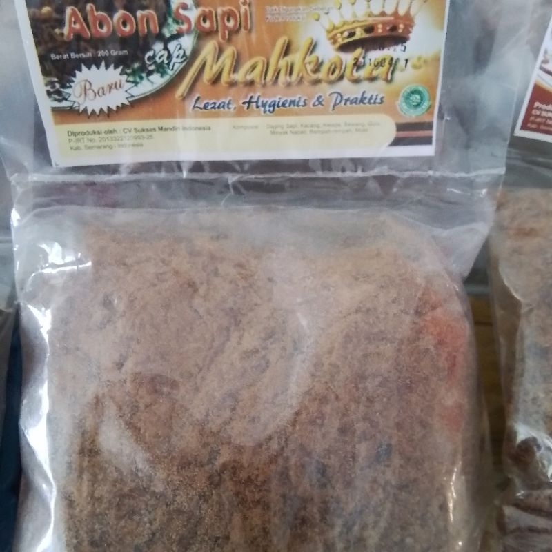 

Mahkota Abon Sapi 200gr