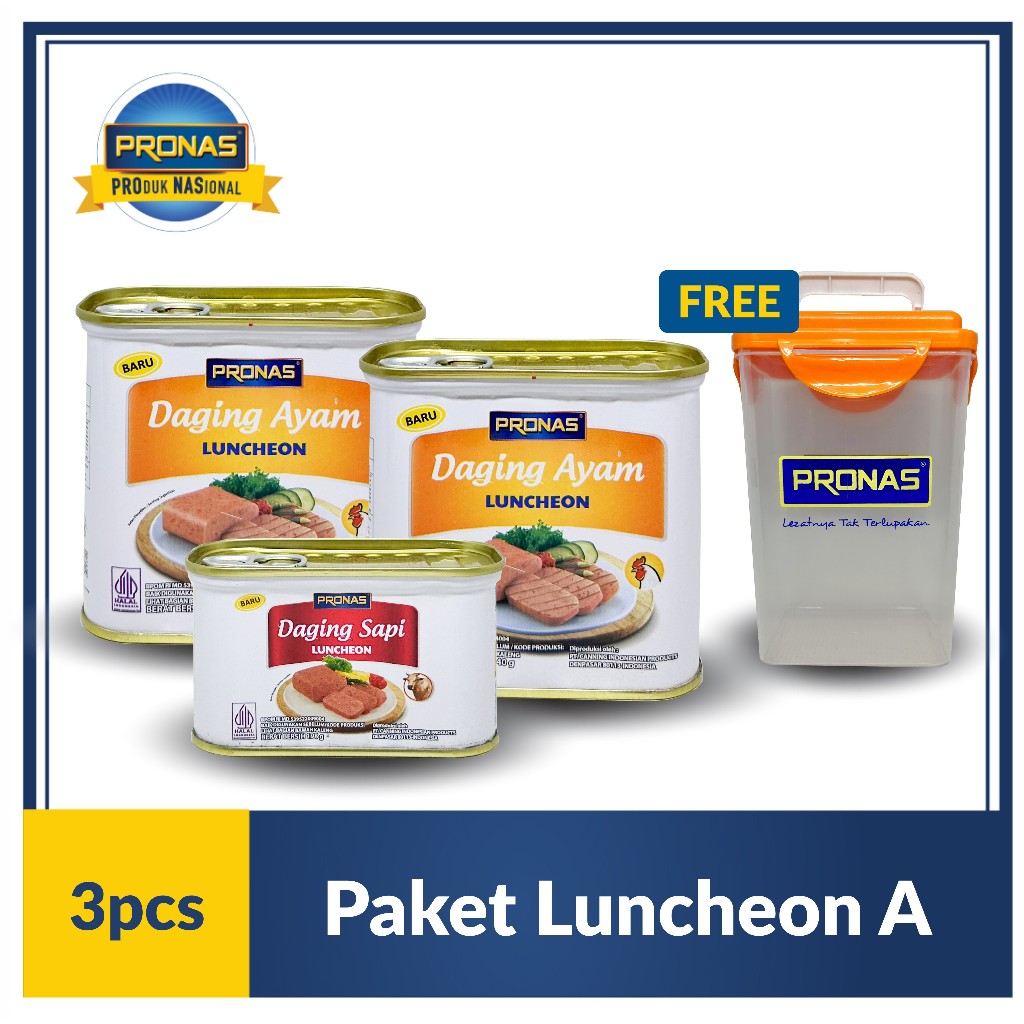 

PRONAS Paket Luncheon A Free Cannister