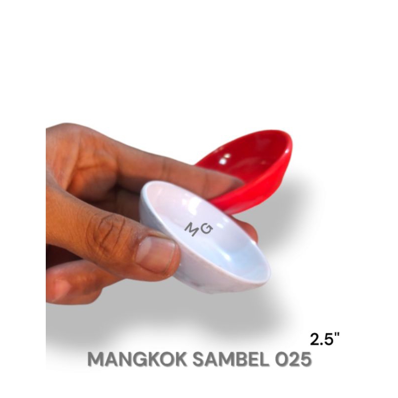 (harga 1 lusin) Lepek sambel kecil bulat serbaguna melamin tebal ijima das025