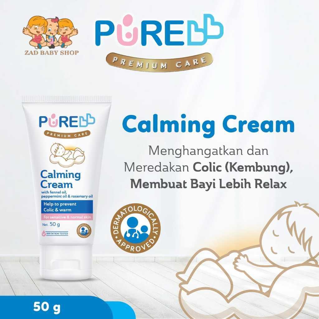 Pure Baby Calming Cream 50gr / Cream Untuk Perut Kembung Bayi