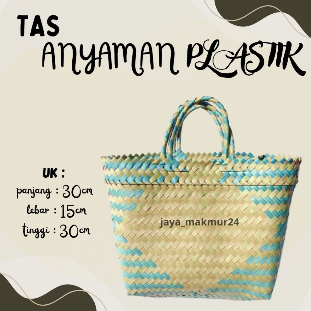 tas anyaman  lurik / tas anyaman plastik untuk hajatan