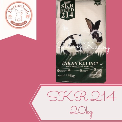 Makanan/Pelet Kelinci SKR 214 1 karung 20kg (ekspedisi)