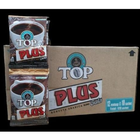 

Top Kopi Plus DOS (1 dus isi 12 renteng 10 sachet)