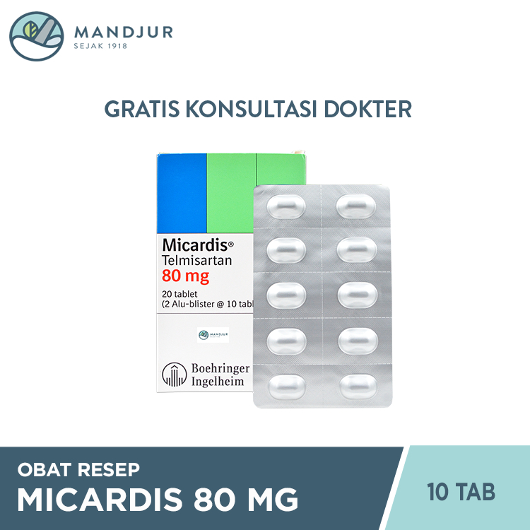 Micardis 80 mg 10 Tablet