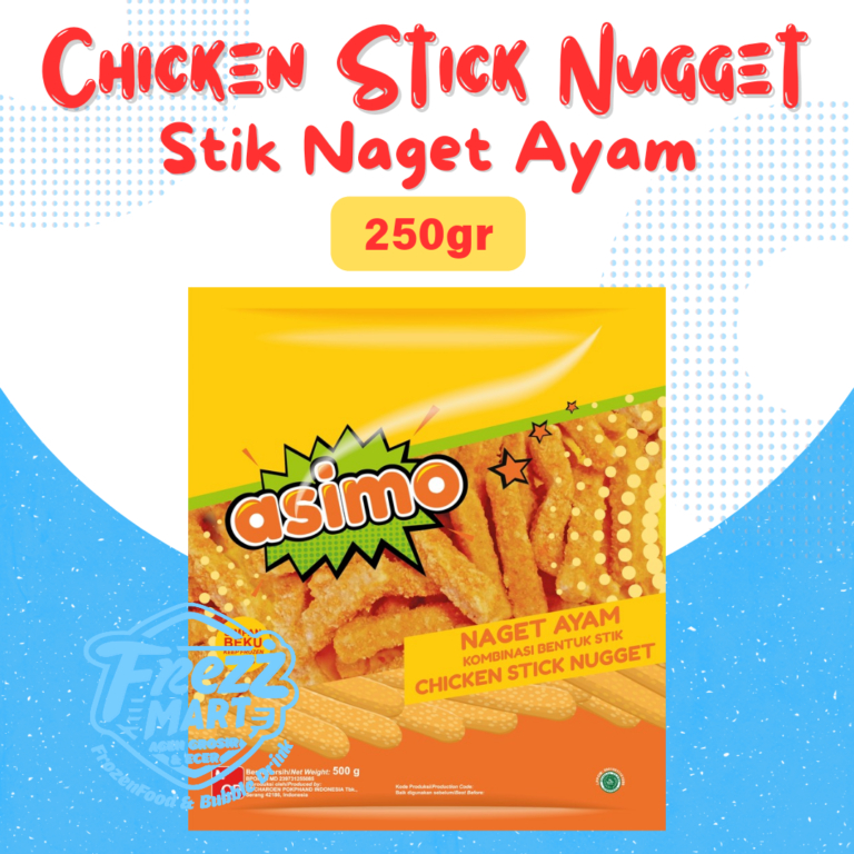 

Asimo Chicken Stick Nugget 250gr Naget Ayam Stik