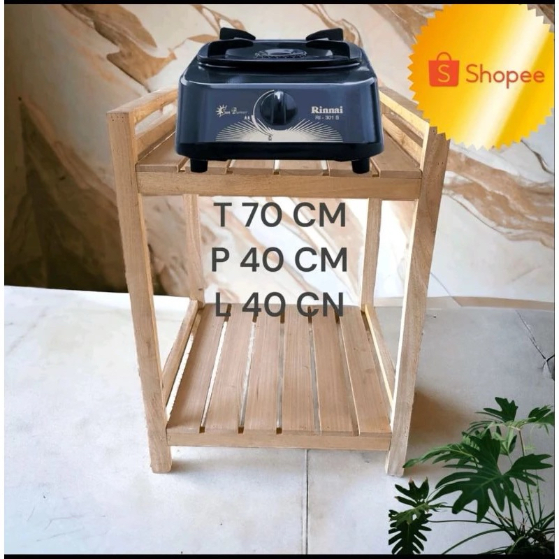Rak Kompor 1 tungku/meja kompor/rak serbaguna