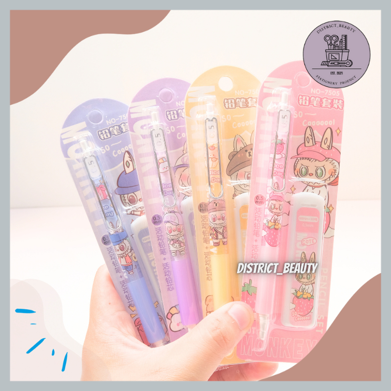 

PENSIL SET MEKANIK LABUBU PENSIL CETEK MEKANIK MOTIF LABUBU PENSIL CETEK FREE ISI PENSIL MOTIF LABUBU