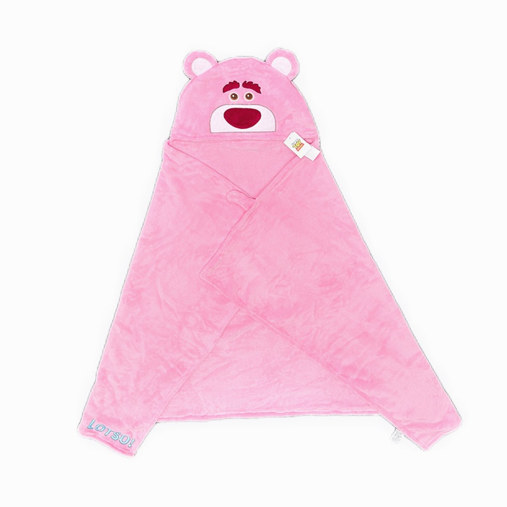 COD Selimut Miniso Disney Lotso Hooded Blanket Miniso Selimut Lotso Selimut Anak Selimut Hoodie Seli