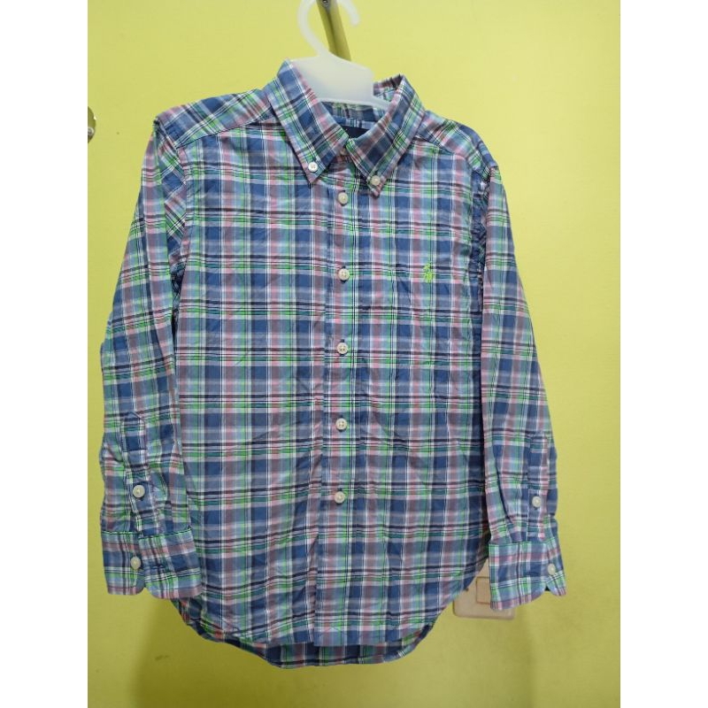PL Kemeja anak laki-laki Ralph Lauren size 4th.