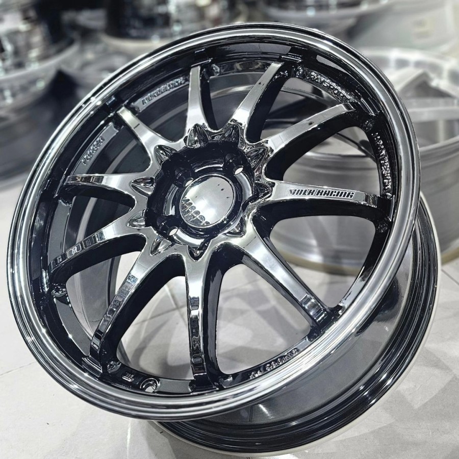 velg racing 17 CE28 BLACK CROME R17 Innova hrv crv civic brv Xl7 wrv