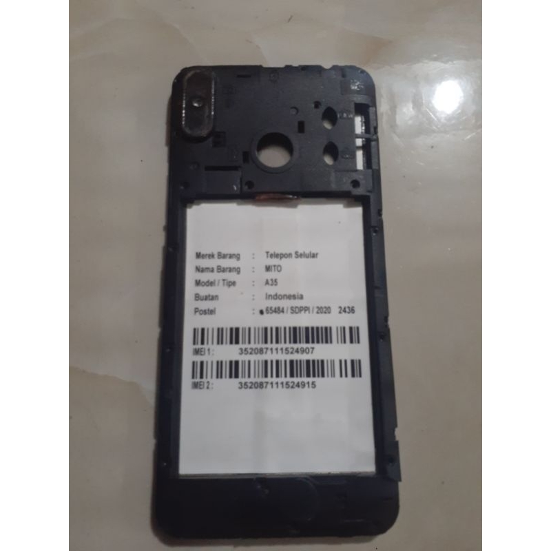LCD saja HP Mito a35 ori normal sudah tested