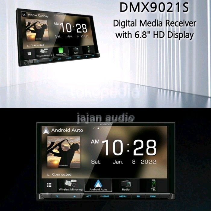 Head unit Kenwood dmx 9021S + Kamera mundur Kenwood Cmos HD