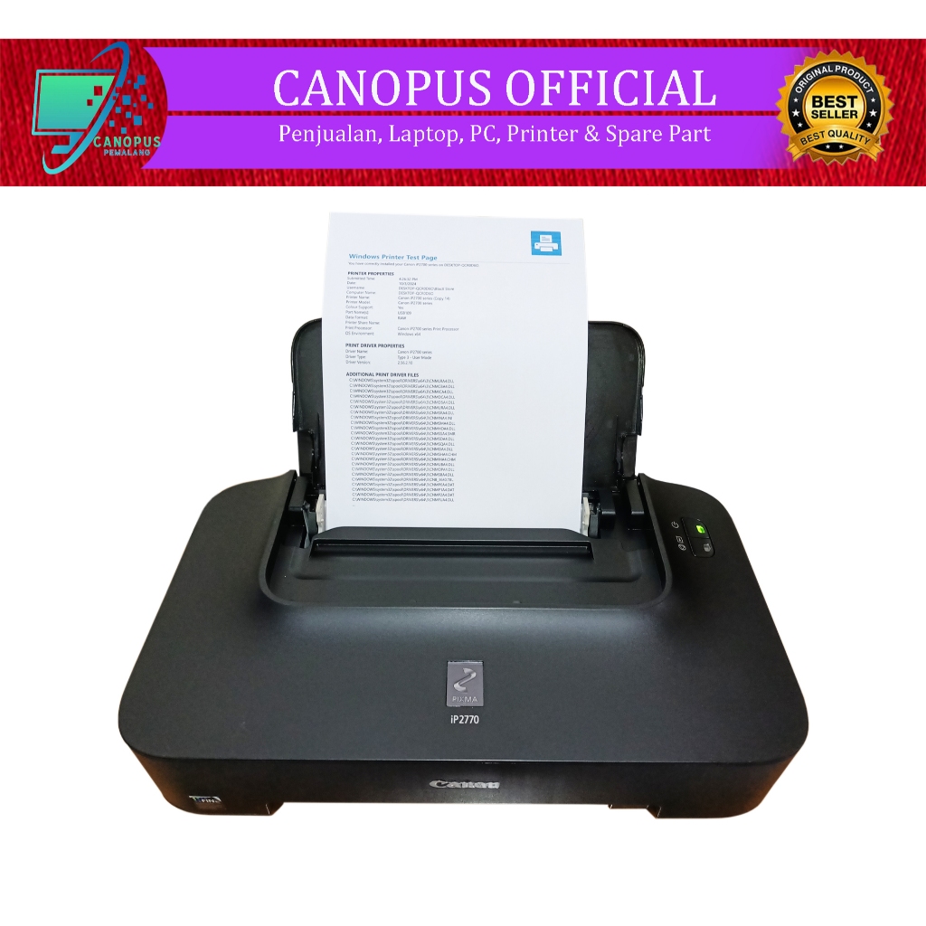 Printer canon ip2770 murah - Printer canon IP2770 minus warna Tipis - Printer canon ip 2770minus dik