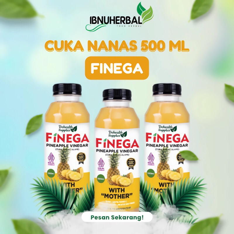 

CUKA NANAS 250 & 500 ML Finega Botol plastik