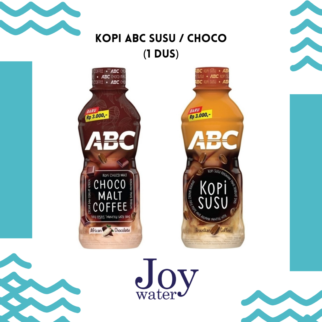 

ABC Kopi Instant Botol Rasa Choco Malt dan Susu (1 Dus isi 24 Pcs)