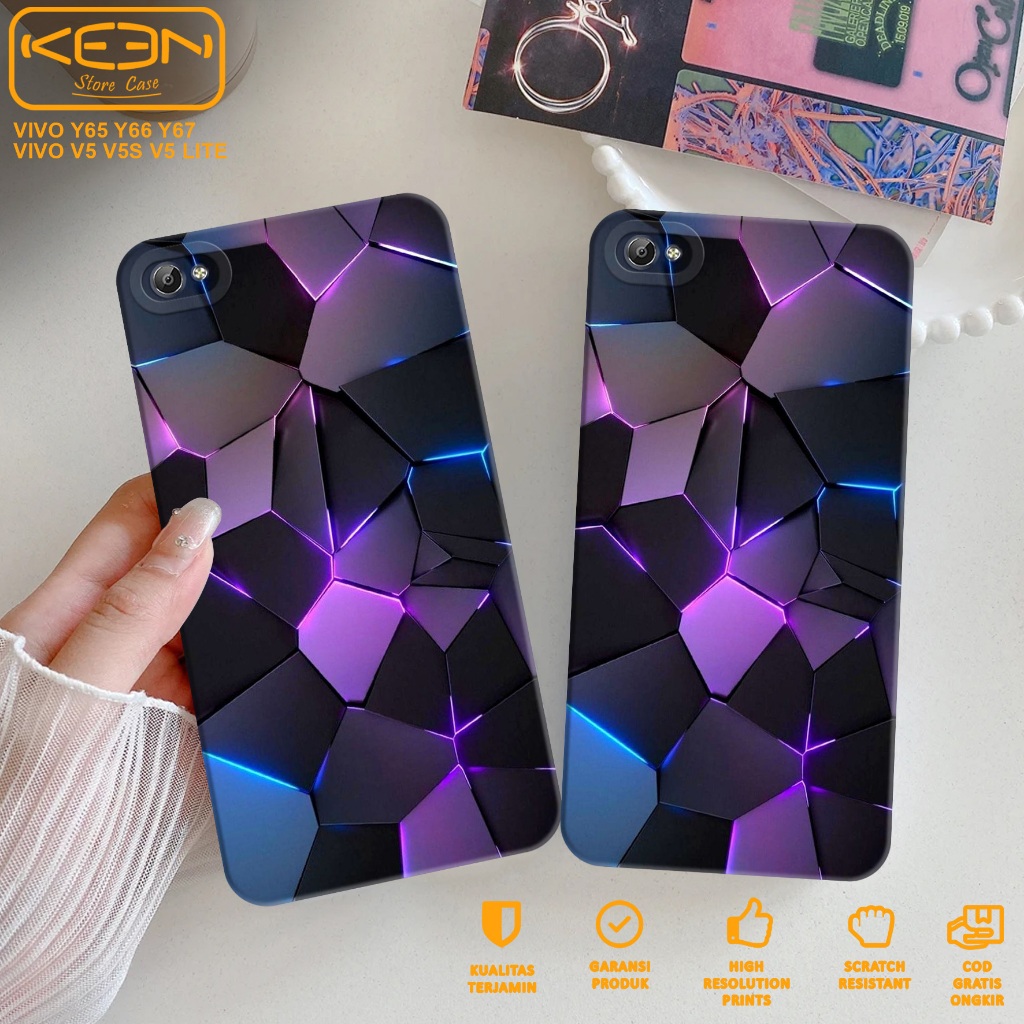 Case Hp Vivo Y65 Y66 Y67 - Casing Hp Vivo Y65 Y66 Y67 Motif Abstrak - Case Procamera - Softcase Hp V