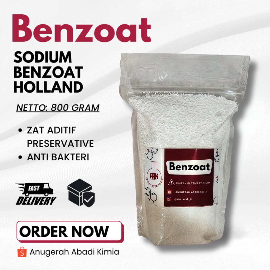 

Sodium Benzoate/ Natrium Benzoate 800 Gram