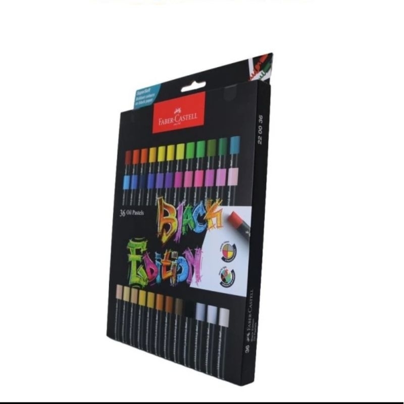 

Faber - Castell Oil pastel black edition 36 warna