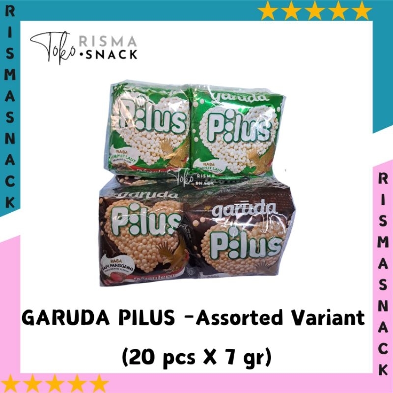 

Pilus Garuda Dua Kelinci Snack Camilan kemasan (20pcs x 7gr)