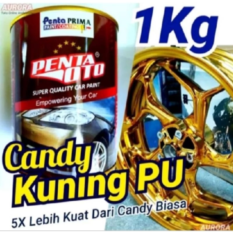 Cat Candytone Candy Yellow PC 010 PU Penta Oto Candy Kuning