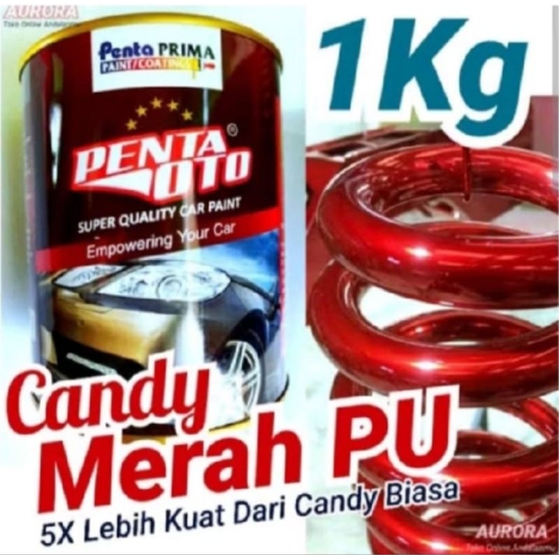 Cat Candytone Candy RED PC 030 PU Penta Oto Candy Merah