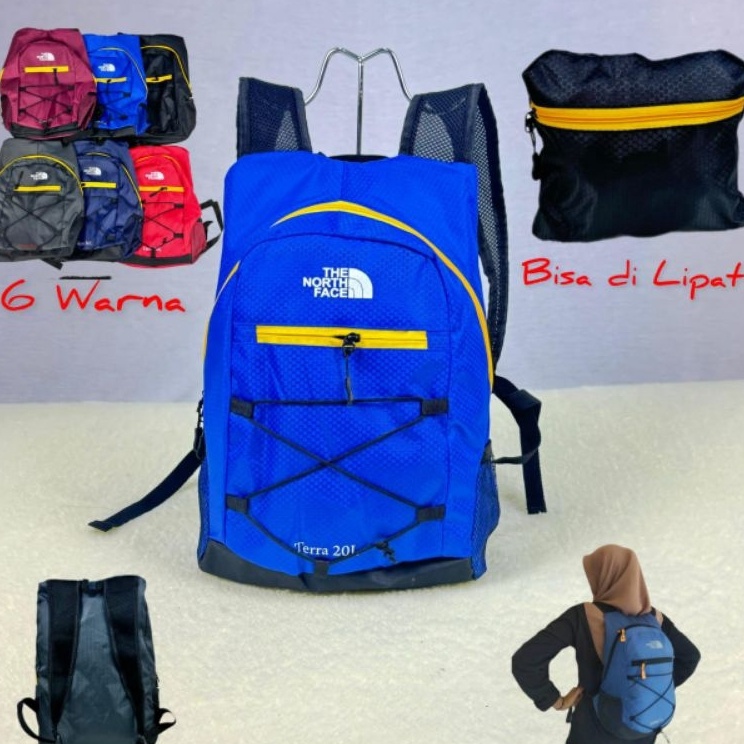 Paling Meriah  Tas Ransel Lipat Terra 2L Waterproof  Tas Lipat  Tas Ransel lipat