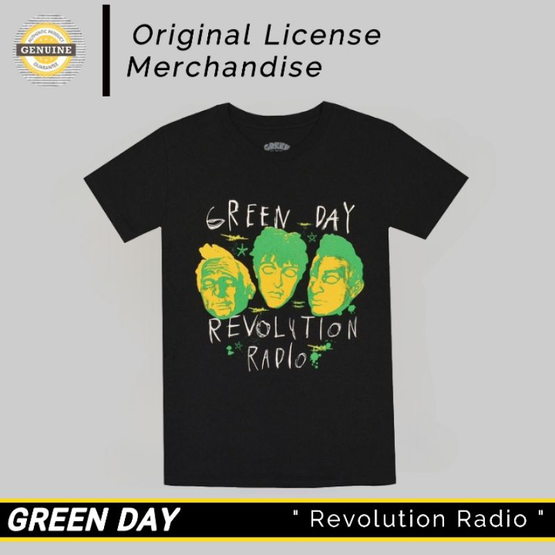 T shirt Kaos Band Music Punk Rock Green Day Original Official License GREENDAY ORI