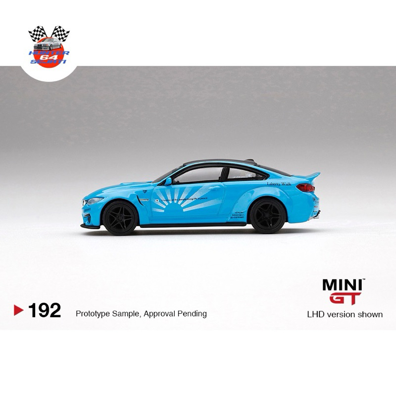 mini gt 192 bmw m4 lb works baby blue mijo exclusive (RARE)