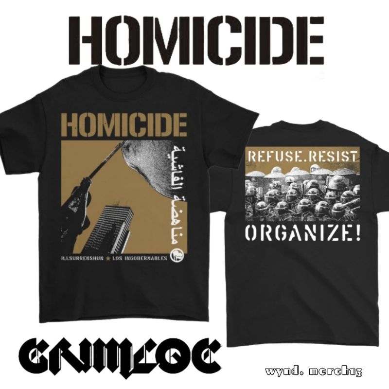 Homicide T-shirt  - Organize Gold