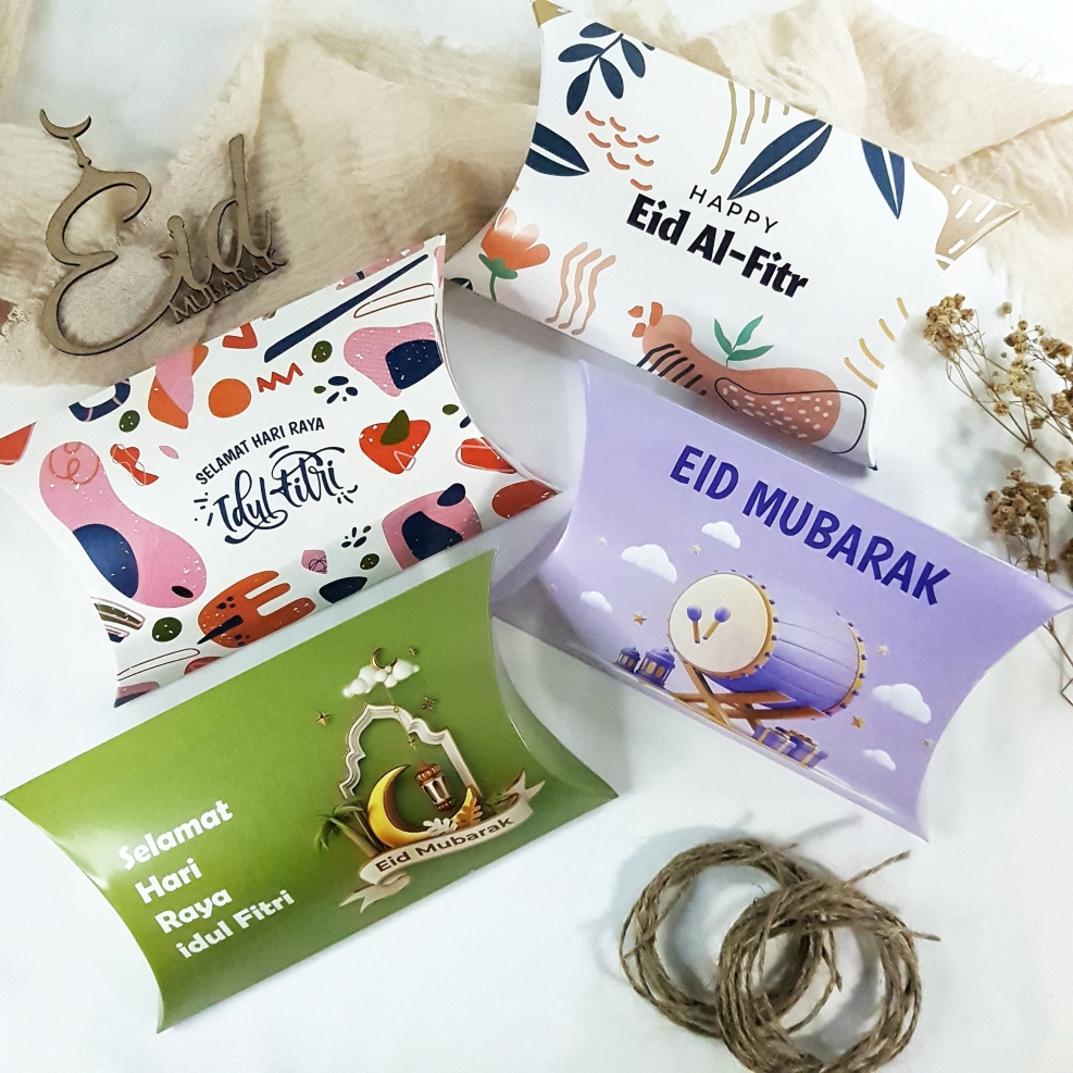 

[ isi 10pcs ] PILLOW BOX IDUL FITRI / PILLOW BOX LEBARAN / PILLOW BOX RAMADHAN