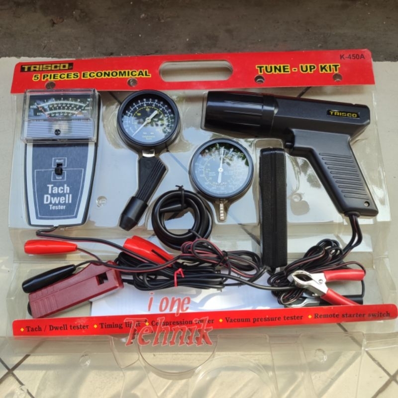 Alat tune up kit set K 450A TRISCO set timing light untuk mobil