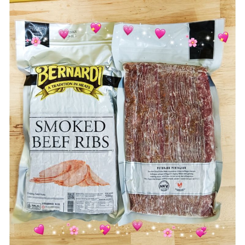 

SMOKED BEEF RIBS BERNARDI 500GR/ DAGING ASAP SAPI