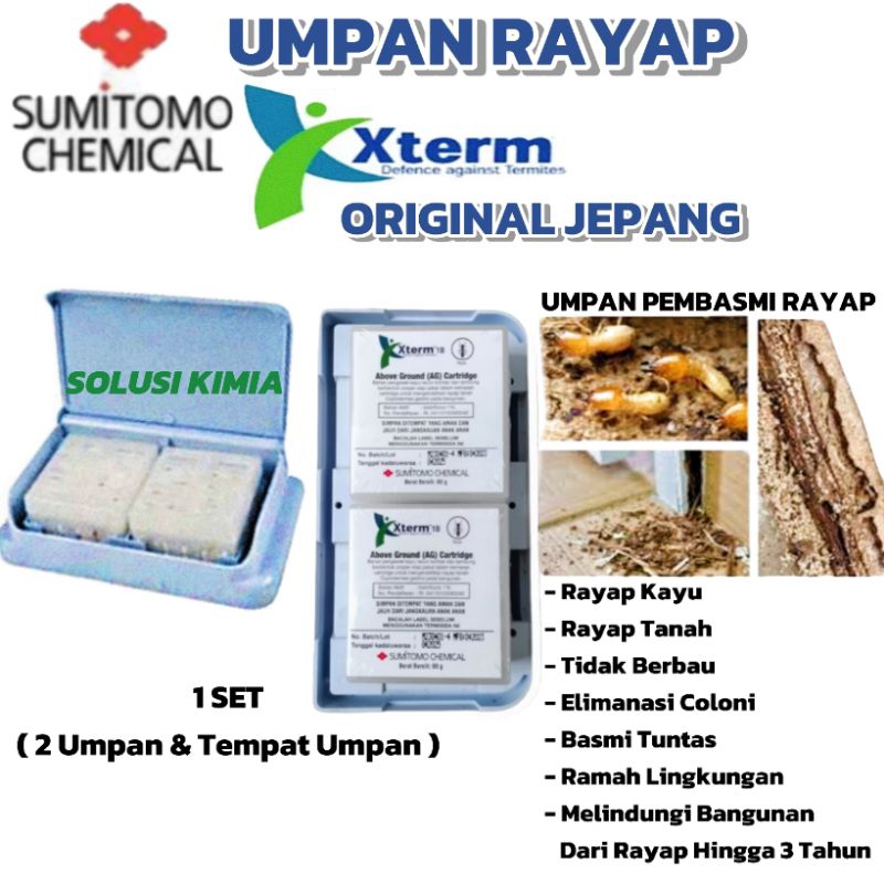 Umpan Anti Rayap XTERM 1B Original Jepang Umpan Pembasmi Rayap Kualitas Terbaik