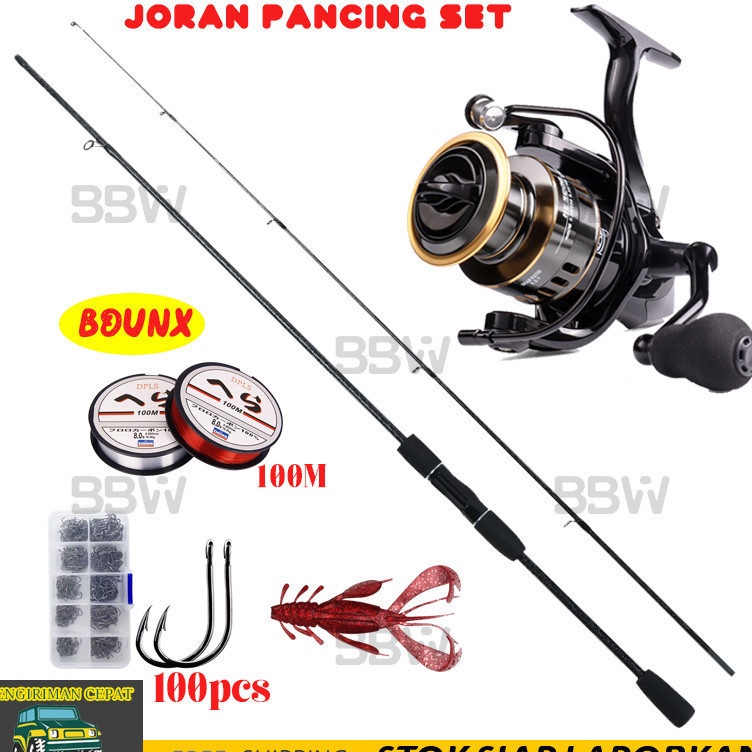 Super Promosi Pancing Set 16M18M21M24M Joran Pancing Set Dengan Bahan Serat Karbon Joran Pancing Car