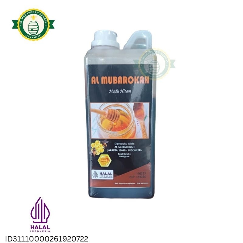 

Madu Hitam Almubarakah 1000gr