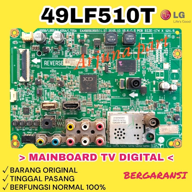 MAINBOARD TV LG 49LF510T / MB TV LG 49LF510T / MESIN TV LG 49LF510T / MODUL TV LG 49LF510T / MB LG 4