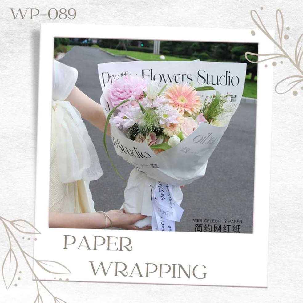 

Diskon Termurah 5 LEMBAR WP89 KERTAS PEMBUNGKUS BUKET BUNGA FLOWER WRAPPING LOVE SUMMER KOREAN STYLE BOUQUET FLORIST ANTI AIR