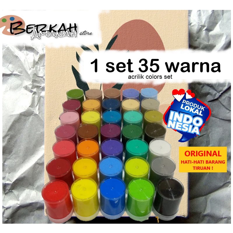 

Get Surprise 1set 35 warnacat acrilik set