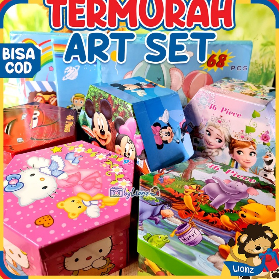 

Model Terheboh Art Set Drawing Crayon isi28pc15pc