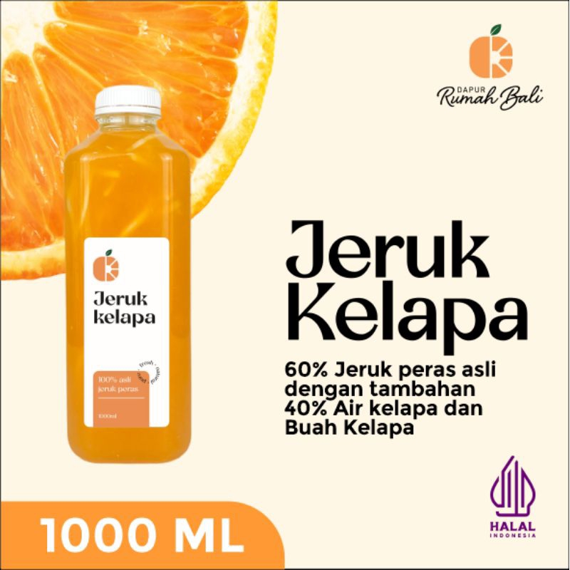 

Jeruk Kelapa / Jeruk peras + Air kelapa