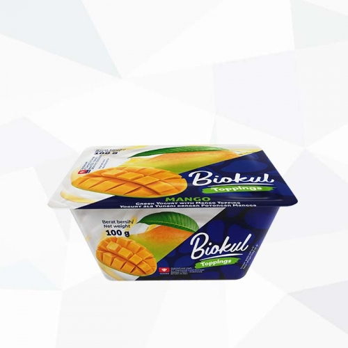 

biokul yogurt greek topping mango cup 100gr