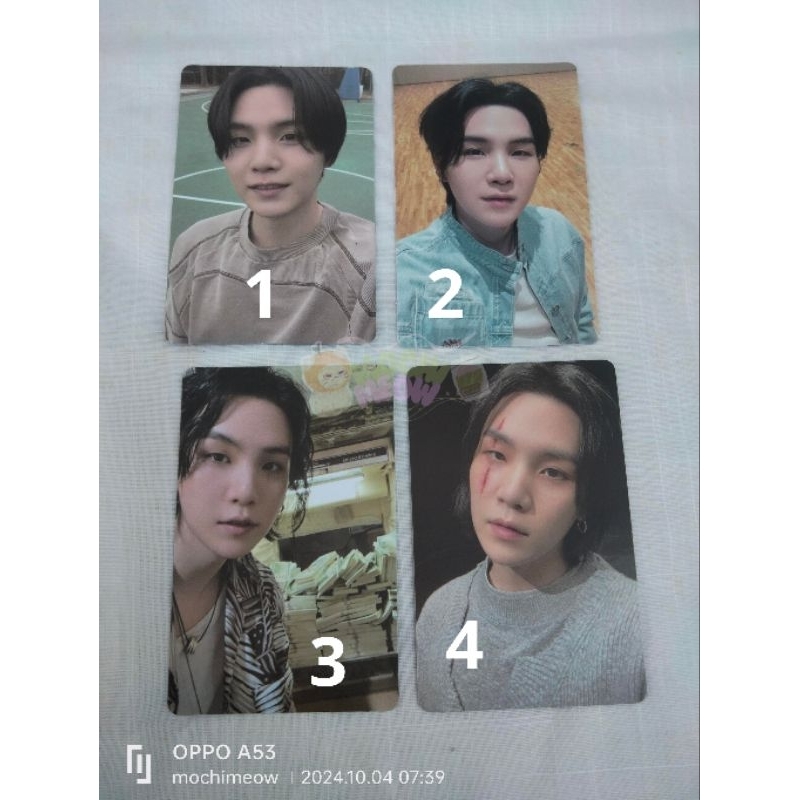 PC PHOTOCARD DDAY ALBUM SUGA BTS