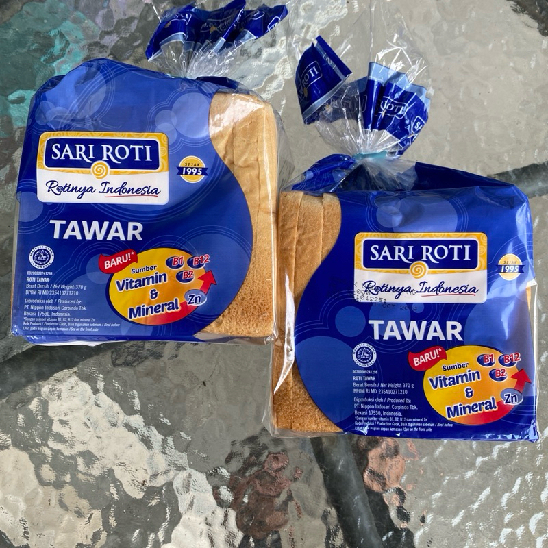 

Sari Roti Tawar Kemasan 370 gram Murah & Enak