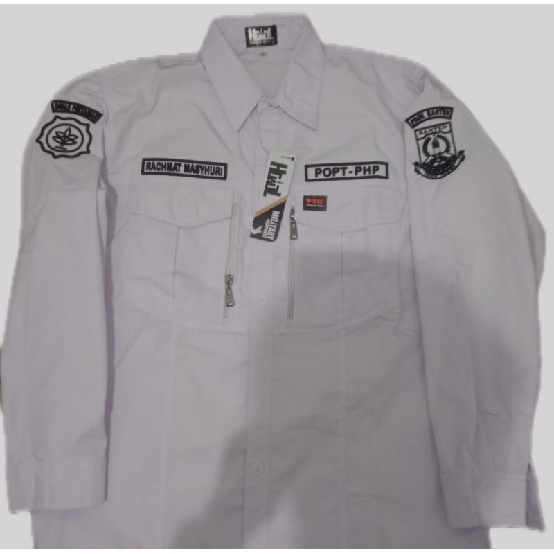 KEMEJA M-TAC W-TAC DINAS PERTANIAN FULL BORDIR TIMBUL KEMEJA TACTICAL M-TAC W-TAC CUSTOM BORDIR