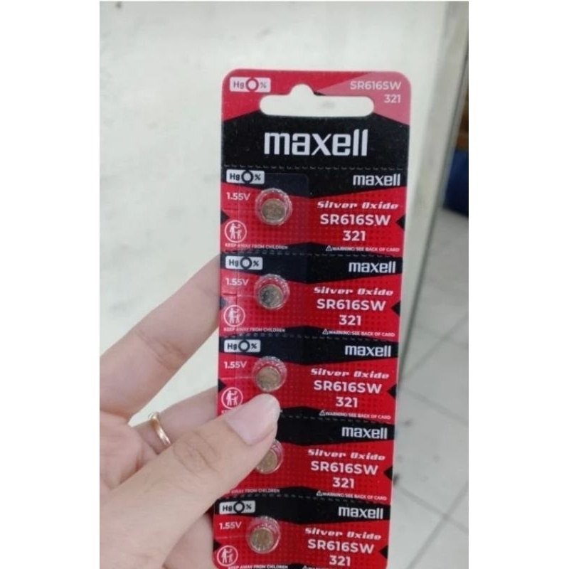batarai jam tangan maxell sr616sw sr616 312 original