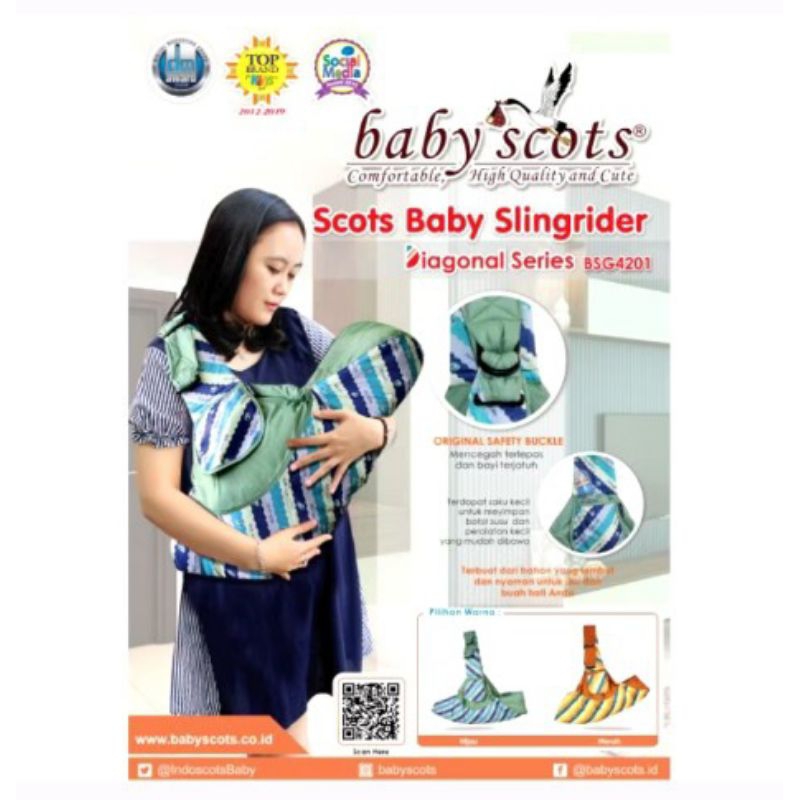 GENDONGAN BAYI BABY SCOTS SLINGRIDER