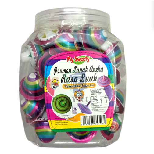 

CANDY / SNACK IMPORT / PERMEN LUNAK / PERMEN GANGSING / SWEETS MY SWEETY 500GR GANGSING