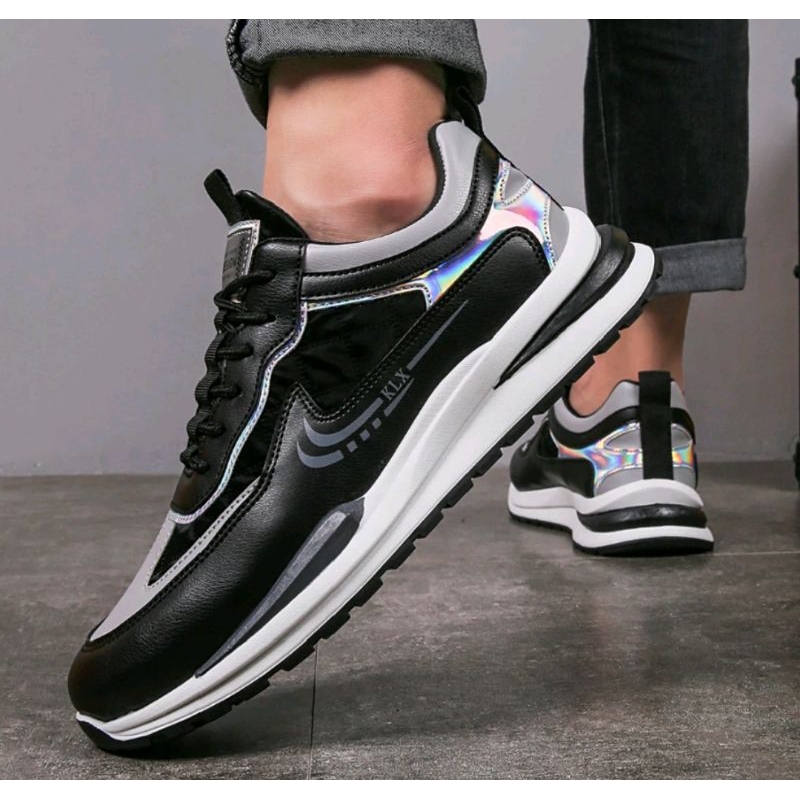 Sepatu Sneakers Pria 100%Original Import Model pria terbaru Sepatu Hologram Sepatu Olahraga Terbaru 