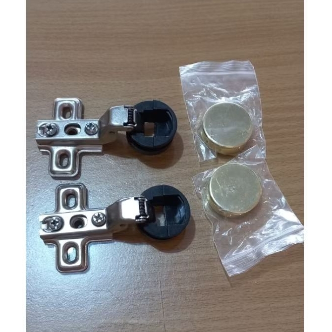 Engsel kaca Elco EK16 tutup gold